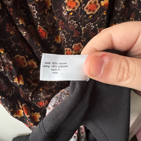 Lane Bryant | Floral Print Long Sleeve Seamed-Bodice Maxi Dress | Size 20 - Picture 13 of 13